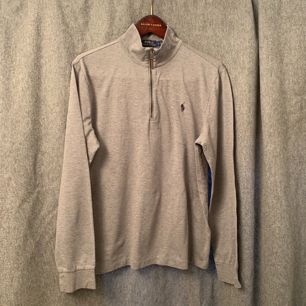 POLO Zip mock-neck Pullover 🖤